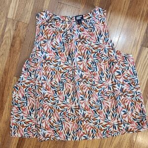 EUC Lands End 1X women's sleeveless blouse